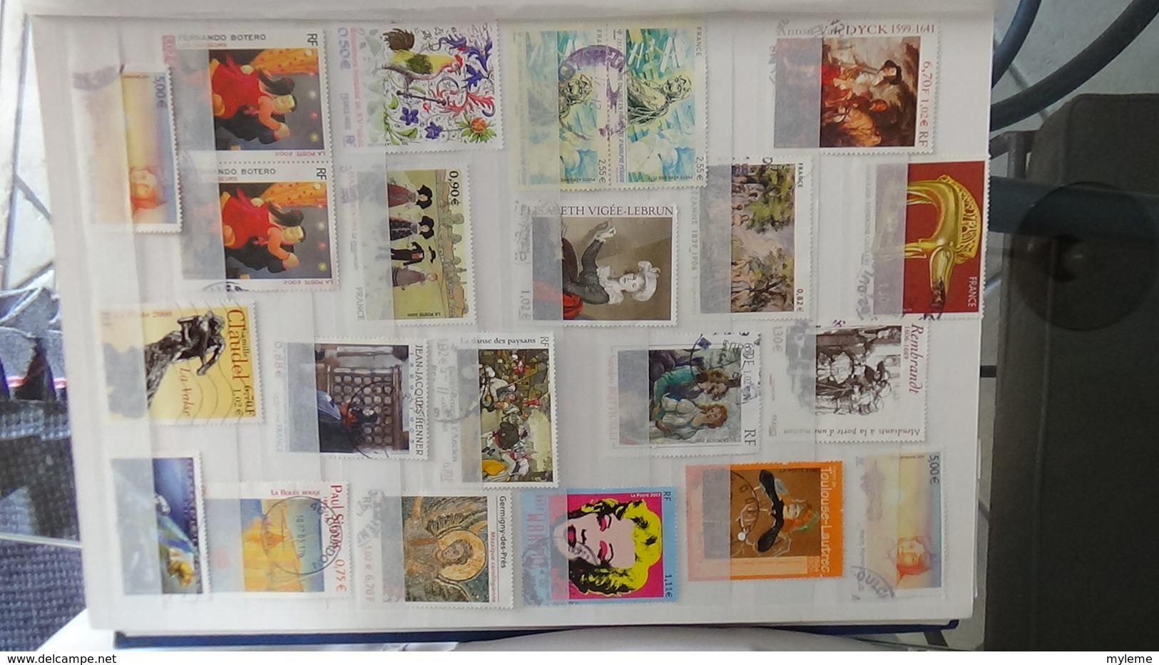 Album De Timbres Oblitérés De France Uniquement En Euros. A Saisir !!! PORT OFFERT DES 50 EUROS D'ACHAT - Collections (with Albums)