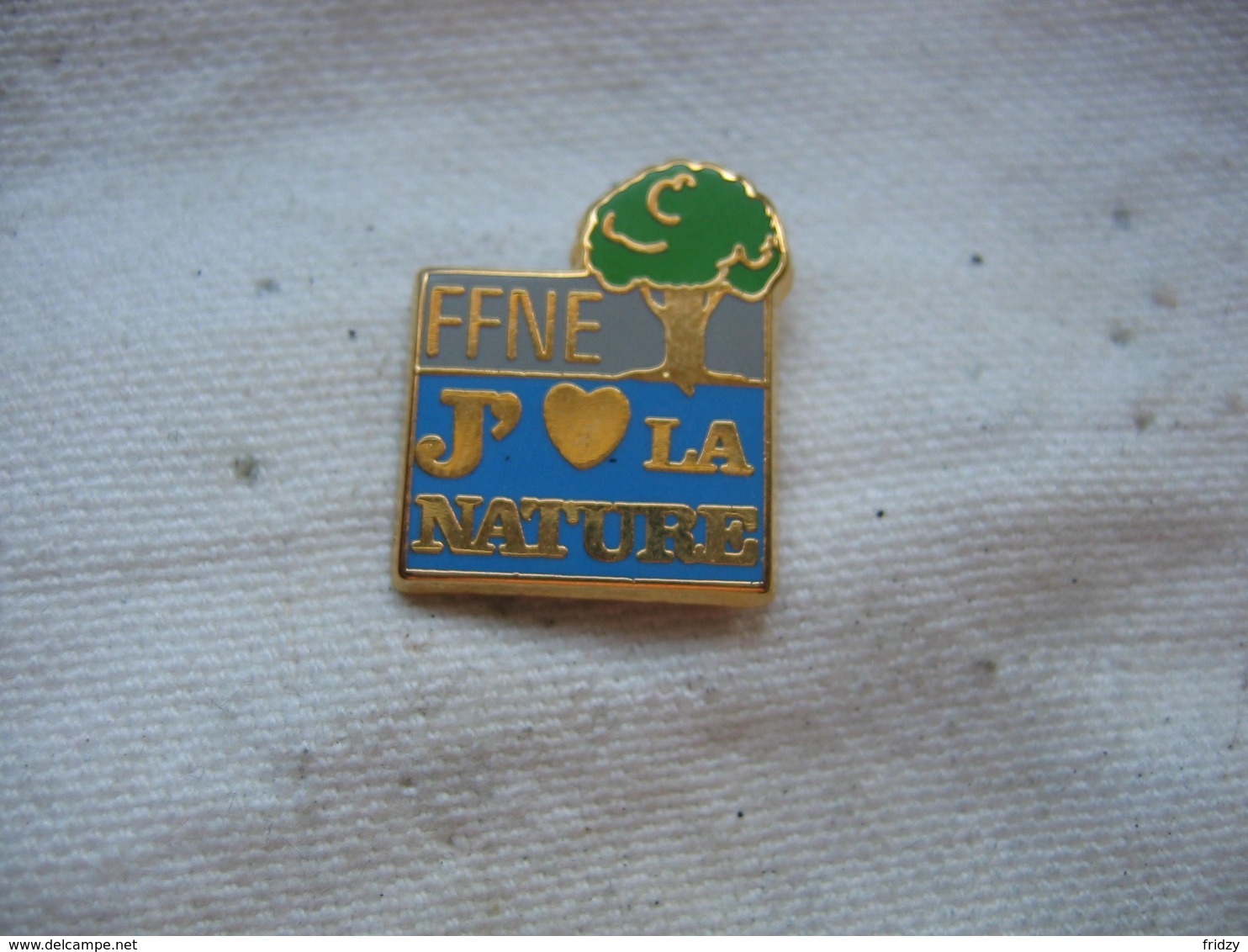 Pin's De La FFNE ( Fond Français Pour La Nature Et L'Environnement), Association Loi 1901 Reconnue D'utilité Publique - Amministrazioni