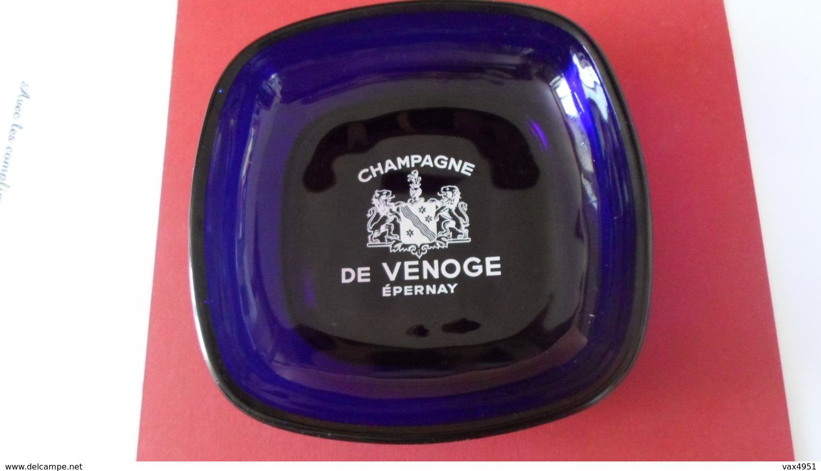 CENDRIER  DE VENOGE EPERNAY    *** *      RARE    ******  A   SAISIR ****** - Cendriers