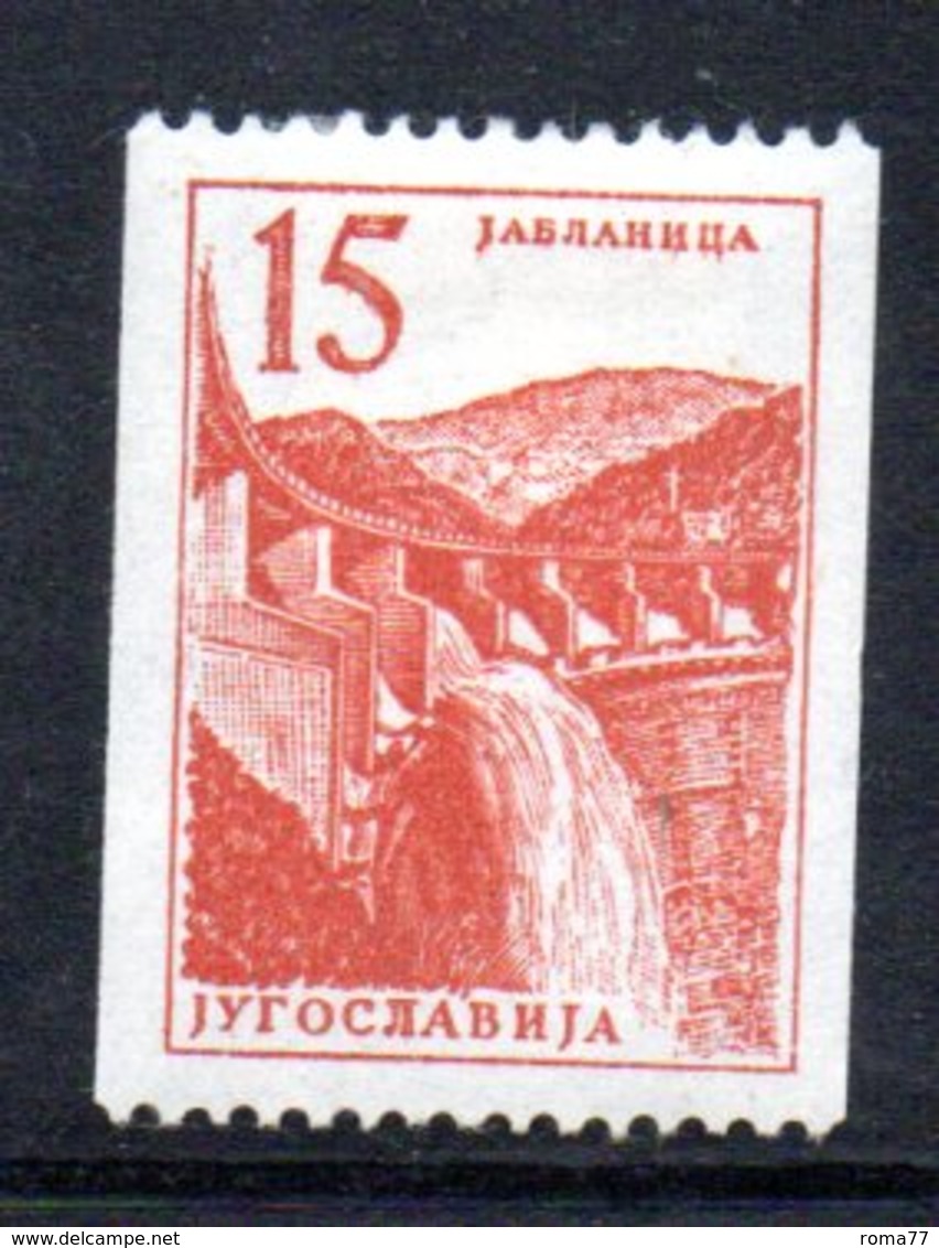 YUG86B - YUGOSLAVIA 1958, Serie Unificato N. 742 Linguellato  * Ordinaria - Ongebruikt