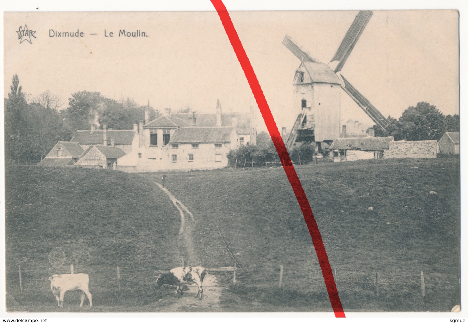 PostCard - Dixmude Diksmuide - Le Moulin Mühle Mill - 1915 - Diksmuide