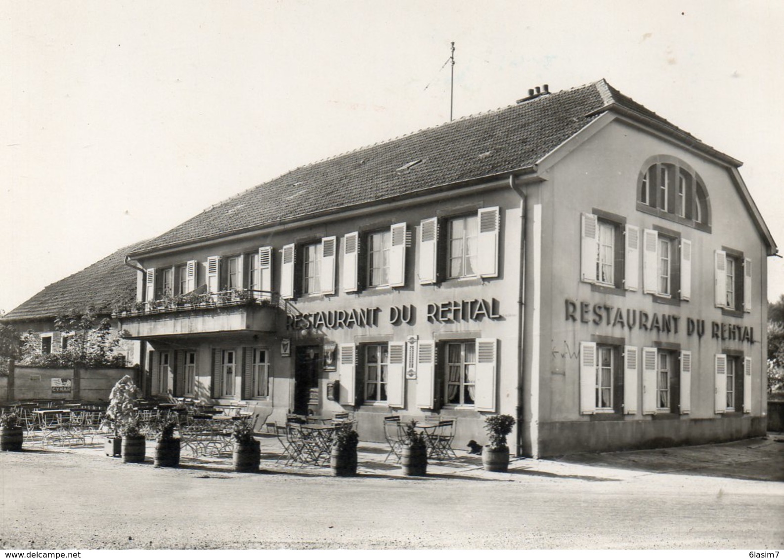 CPSM Dentelée - PLAINE-de-WALSCH (57) - Aspect De La Ferme-Auberge-Restaurant Du Rethal Dans Les Années 50 / 60 - Altri & Non Classificati