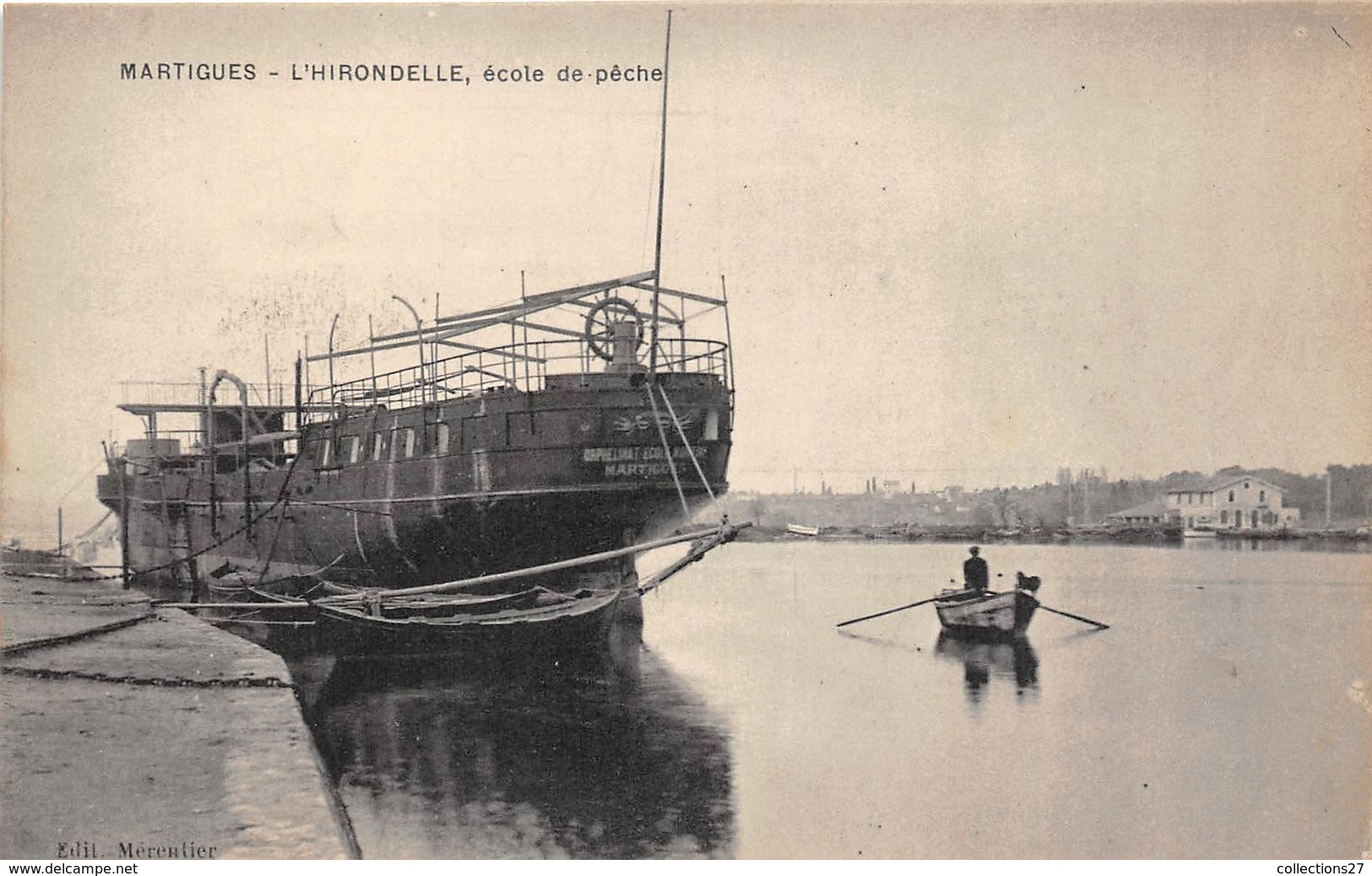 13-MARTIGUES- L'HIRONDELLE , ECOLE DE PÊCHE - Martigues