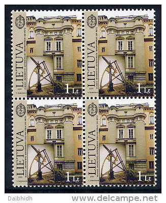 LITHUANIA 2003 Observatory Block Of 4 MNH / **.  Michel 818 - Lituanie