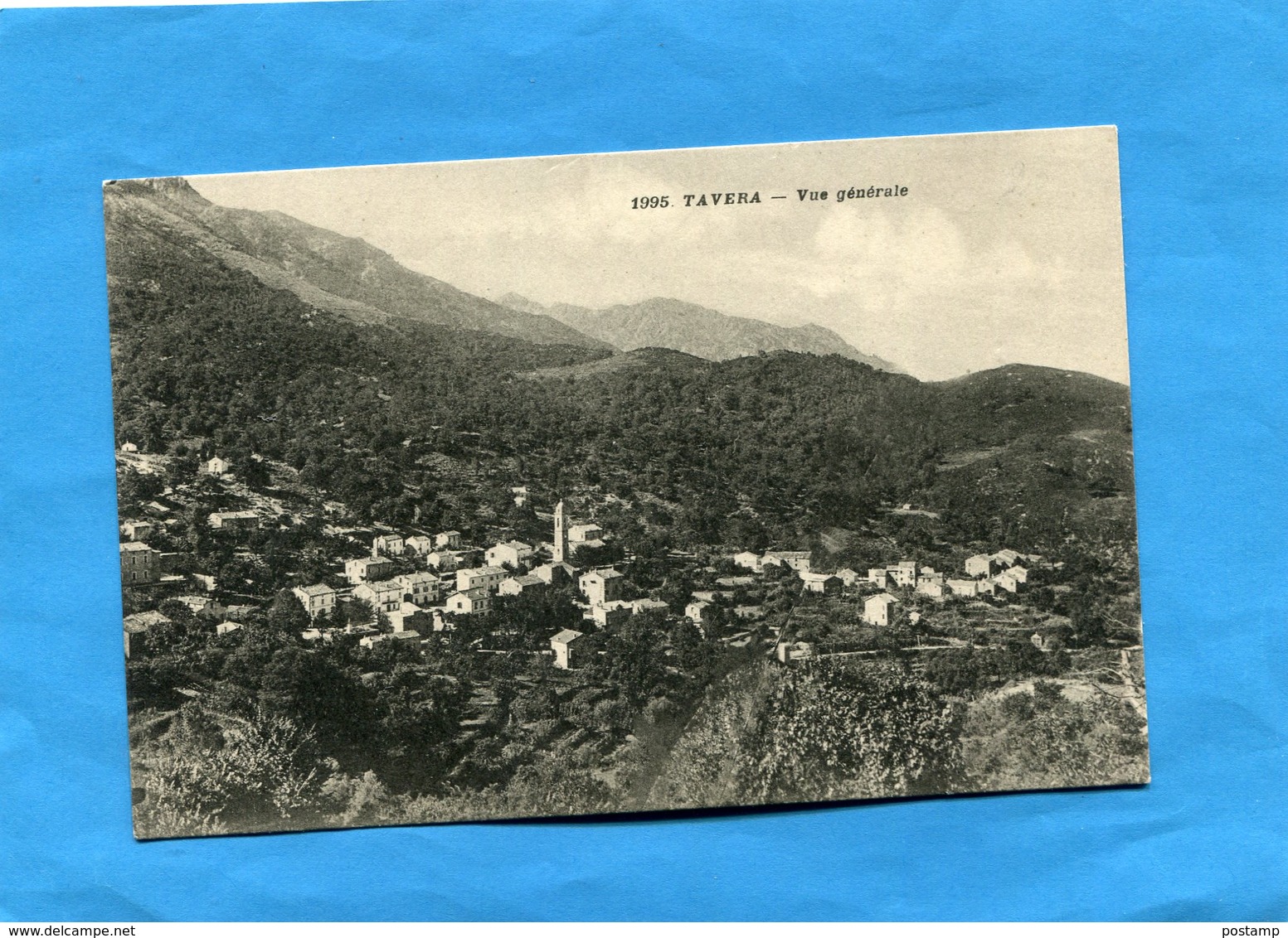 TAVERA---Le Village-Vue D'ensemble Années 30-édition Tomasi - Autres & Non Classés