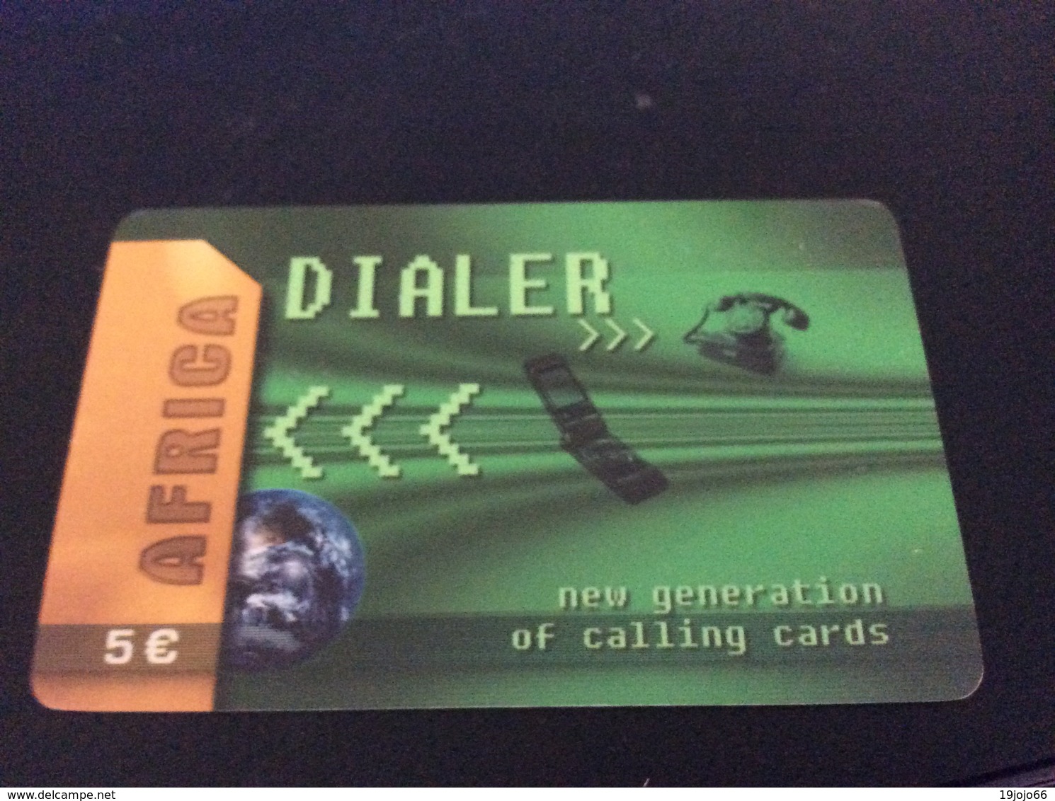 5 Euro  Afrika Dialer   Telefonkarte - Little Printed  -   Used Condition - [2] Prepaid