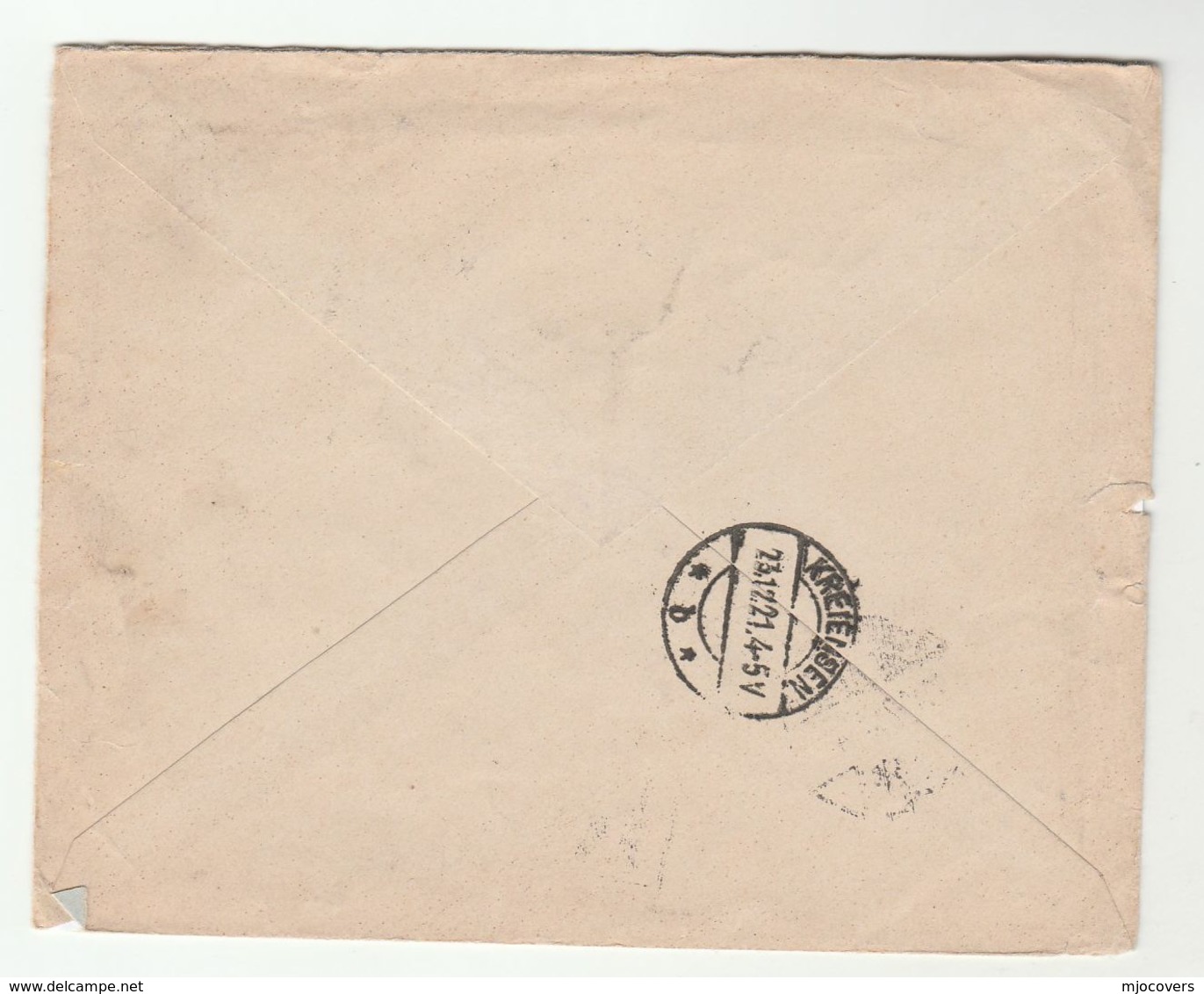 1921 Registered LUXEMBOURG COVER To KREIENSEN Germany Stamps - Covers & Documents