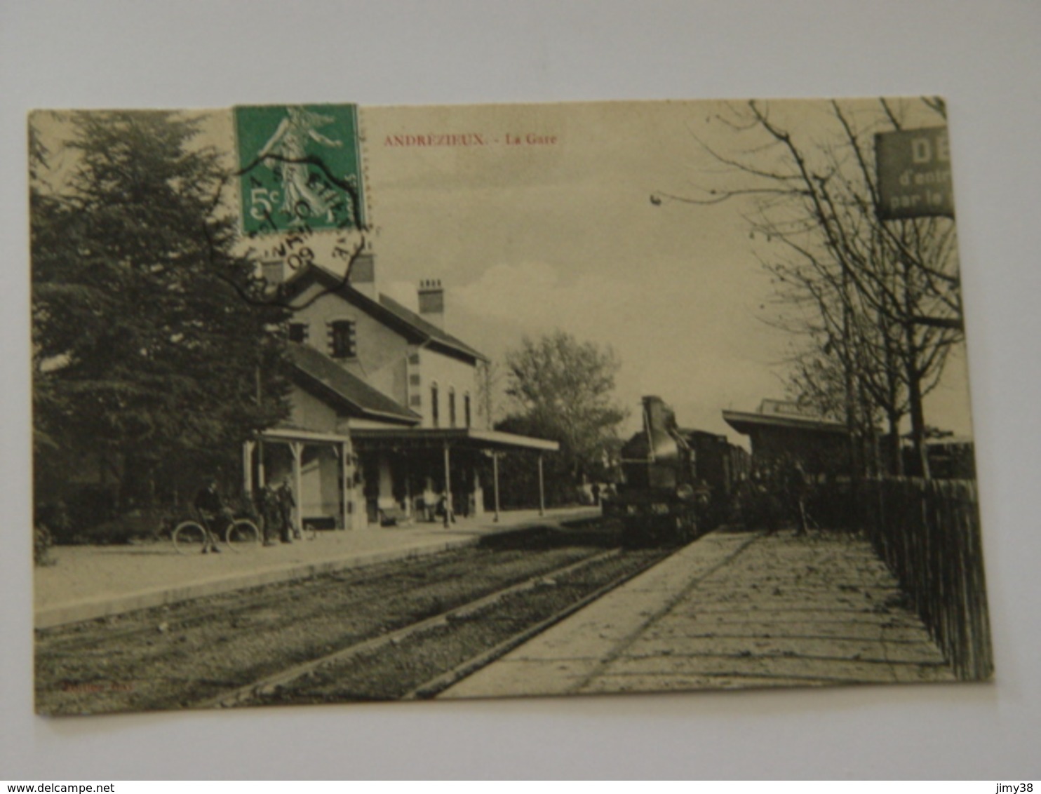 LOIRE-ANDREZIEUX-LA GARE-TRAIN ED GAY -ANIMEE - Andrézieux-Bouthéon