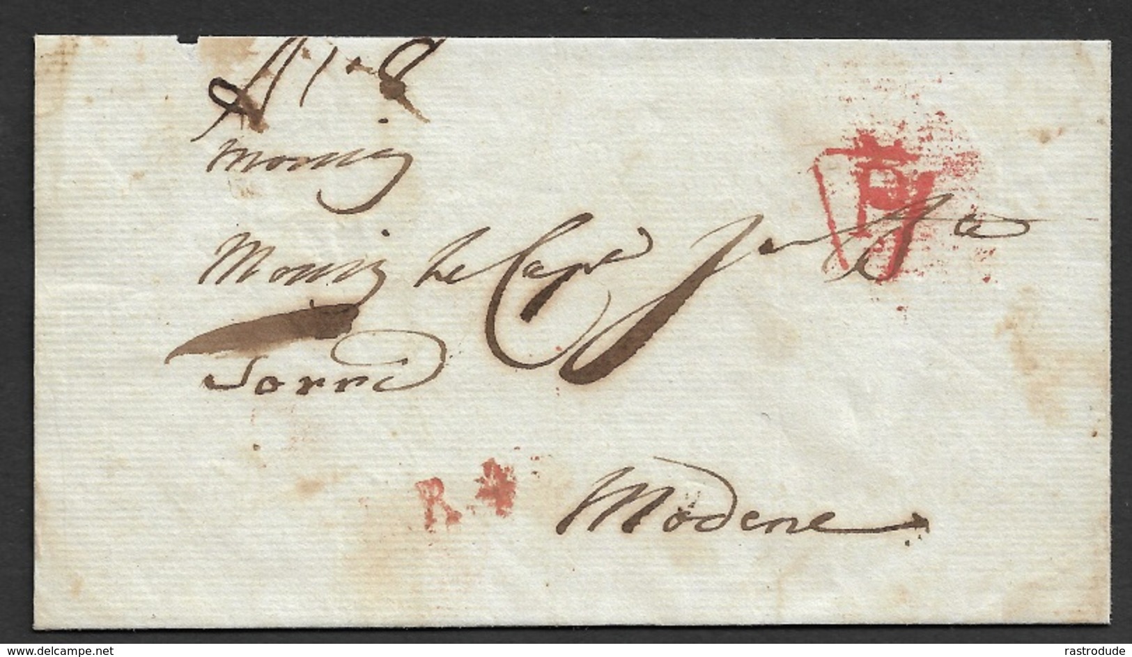 1807 LAC  Paris A Modena, Italie - 1801-1848: Précurseurs XIX