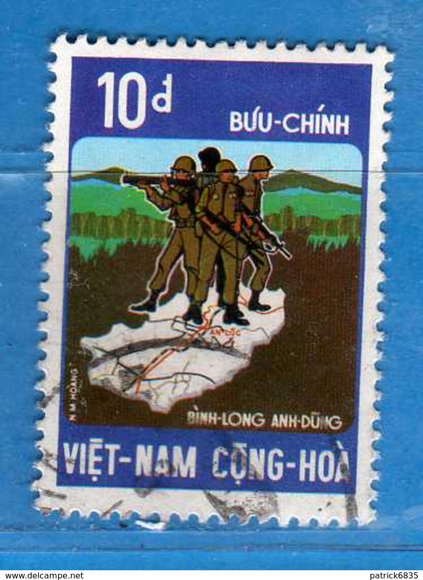(1Us) VIETNAM Du SUD °-1973 -  . Yvert. 445. Oblitéré.  Vedi Descrizione. - Vietnam