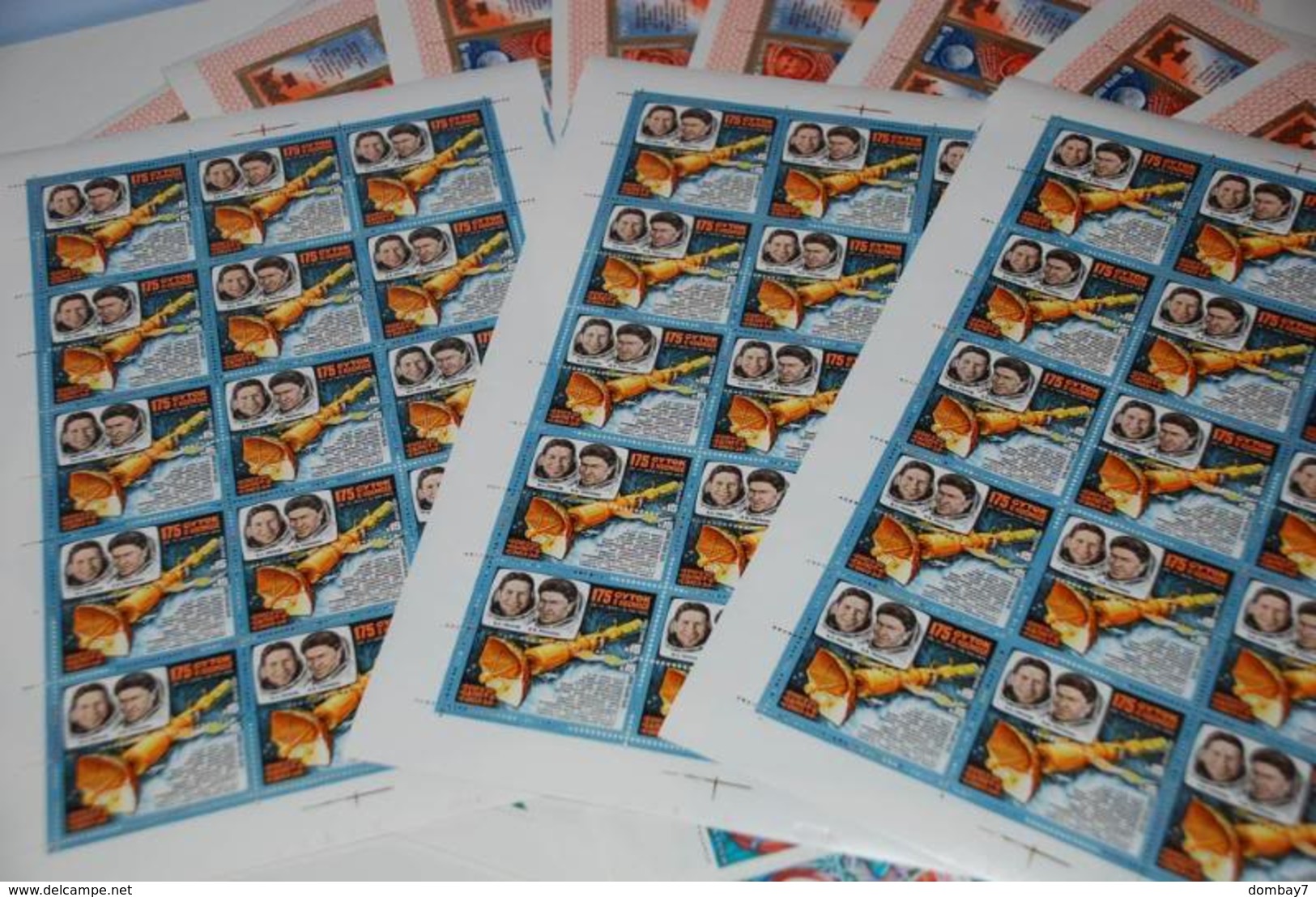 SPACE - MNH Full Sheets Wholesale, Large Stock, High Catalog Value Russia - Collezioni