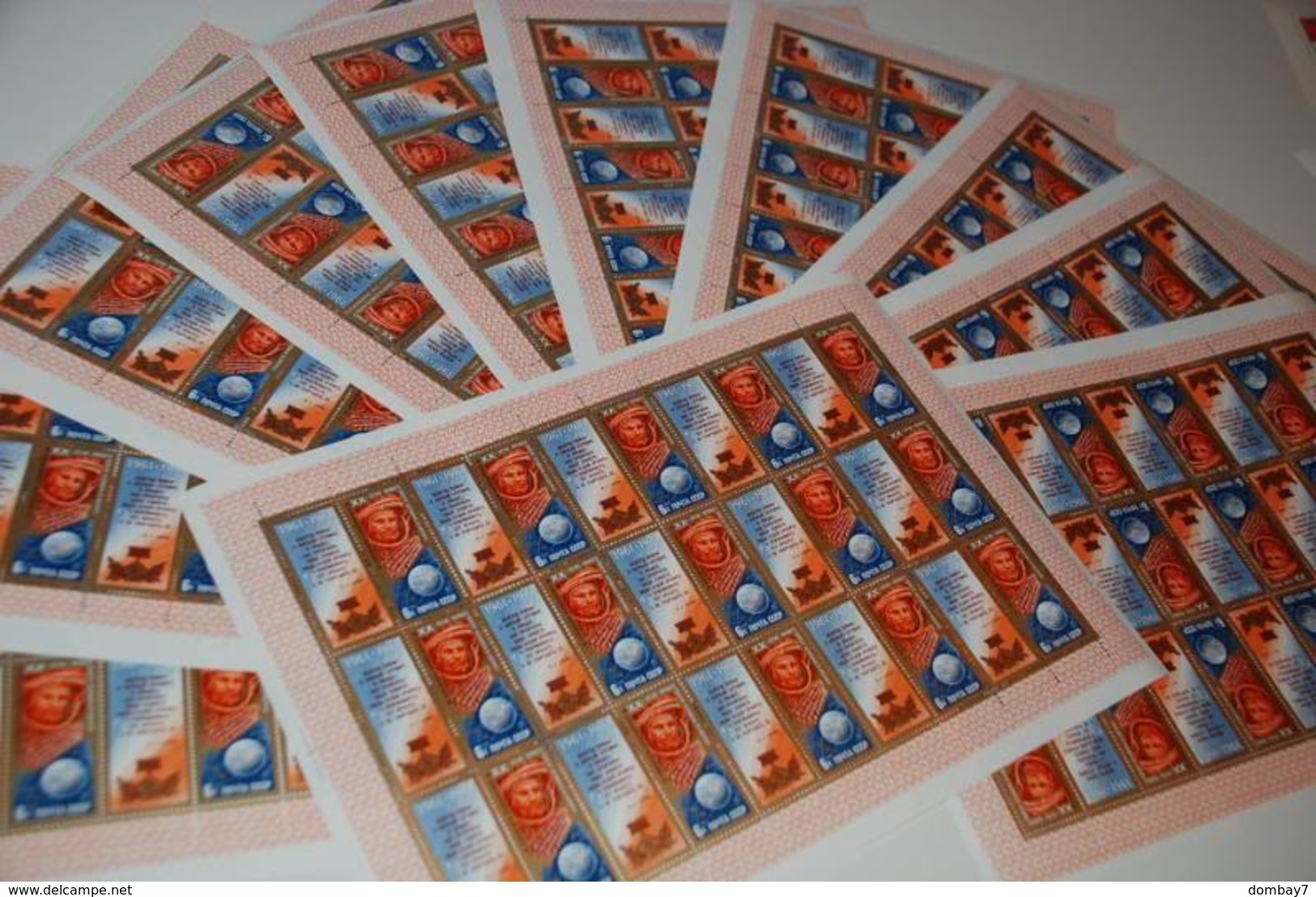 SPACE - MNH Full Sheets Wholesale, Large Stock, High Catalog Value Russia