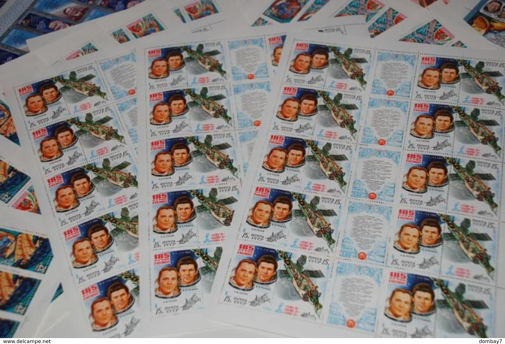 SPACE - MNH Full Sheets Wholesale, Large Stock, High Catalog Value Russia