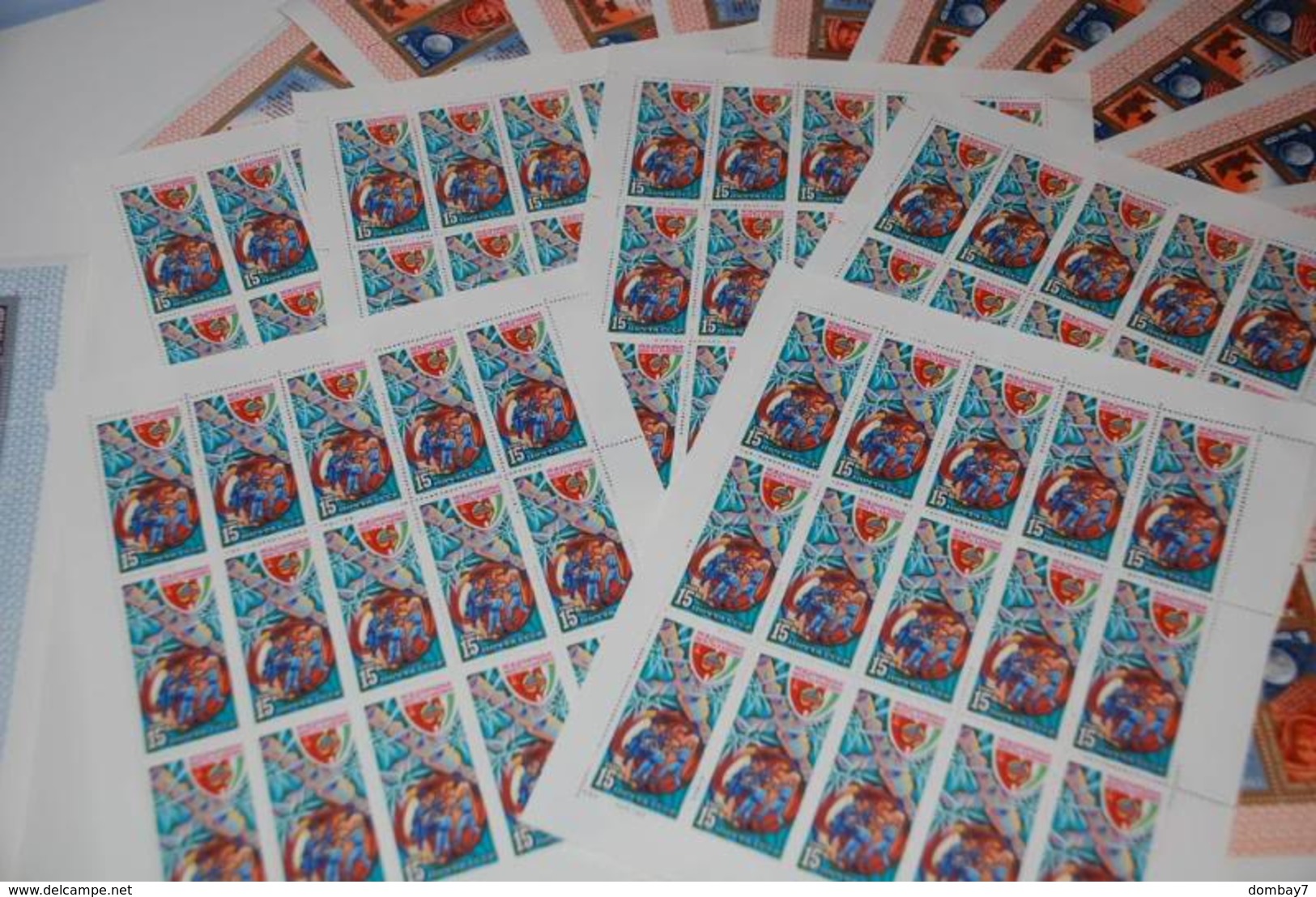 SPACE - MNH Full Sheets Wholesale, Large Stock, High Catalog Value Russia