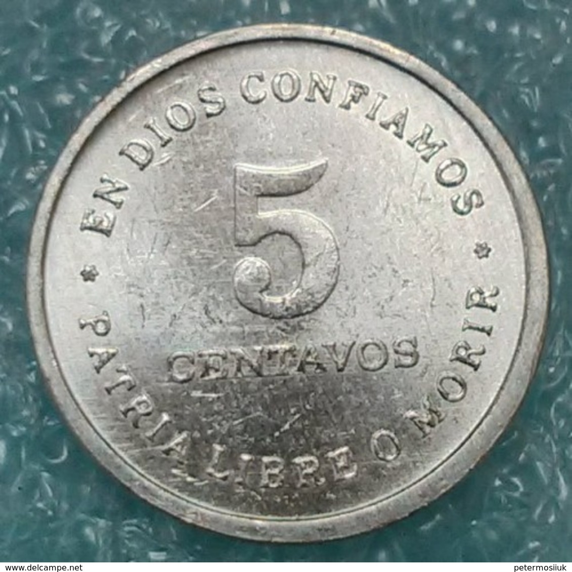 Nicaragua 5 Centavos, 1987 -1322 - Nicaragua