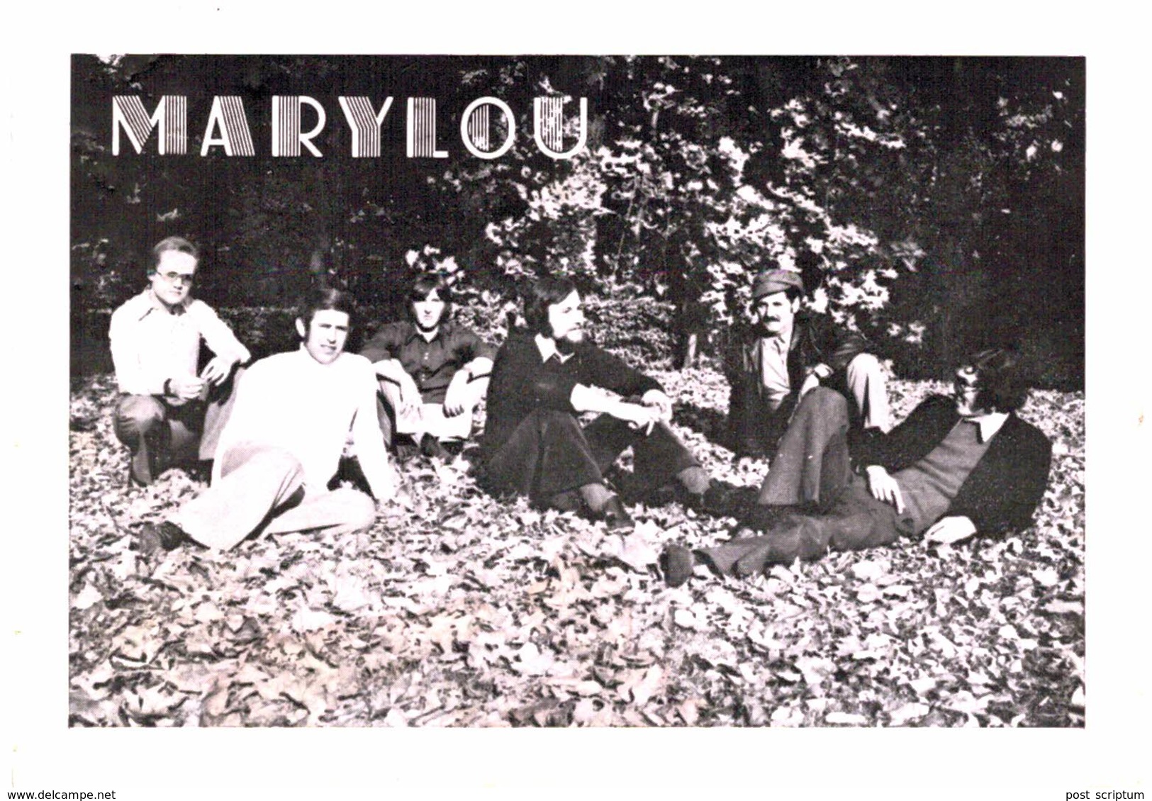 Vieux Papiers - Carte De Visite /pub : Marylou - Groupe Musique - Eckbolsheim - Cartes De Visite