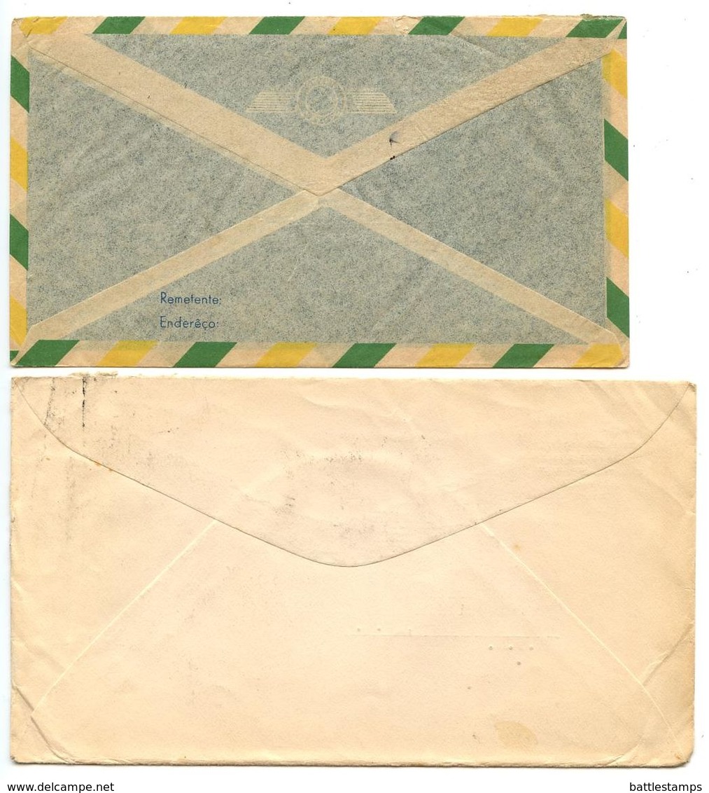 Brazil C.1940‘s 2 Covers São Paulo To Philadelphia PA, The Autocar Company - Covers & Documents