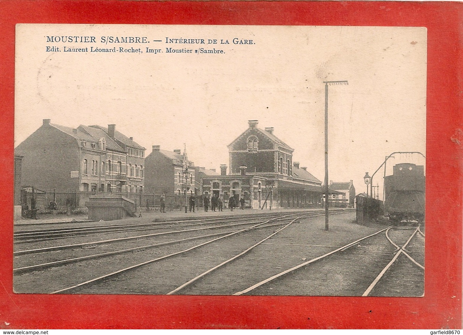 MOUSTIER S/ SAMBRE - Intérieur De La Gare - Jemeppe-sur-Sambre