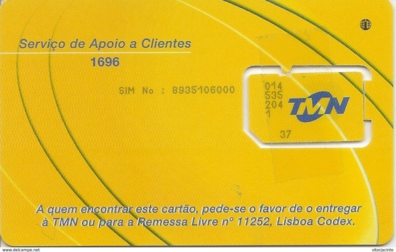 Mobile Phonecard - TMN GSM Mais Perto Do Que é Importante - Portugal - Portugal