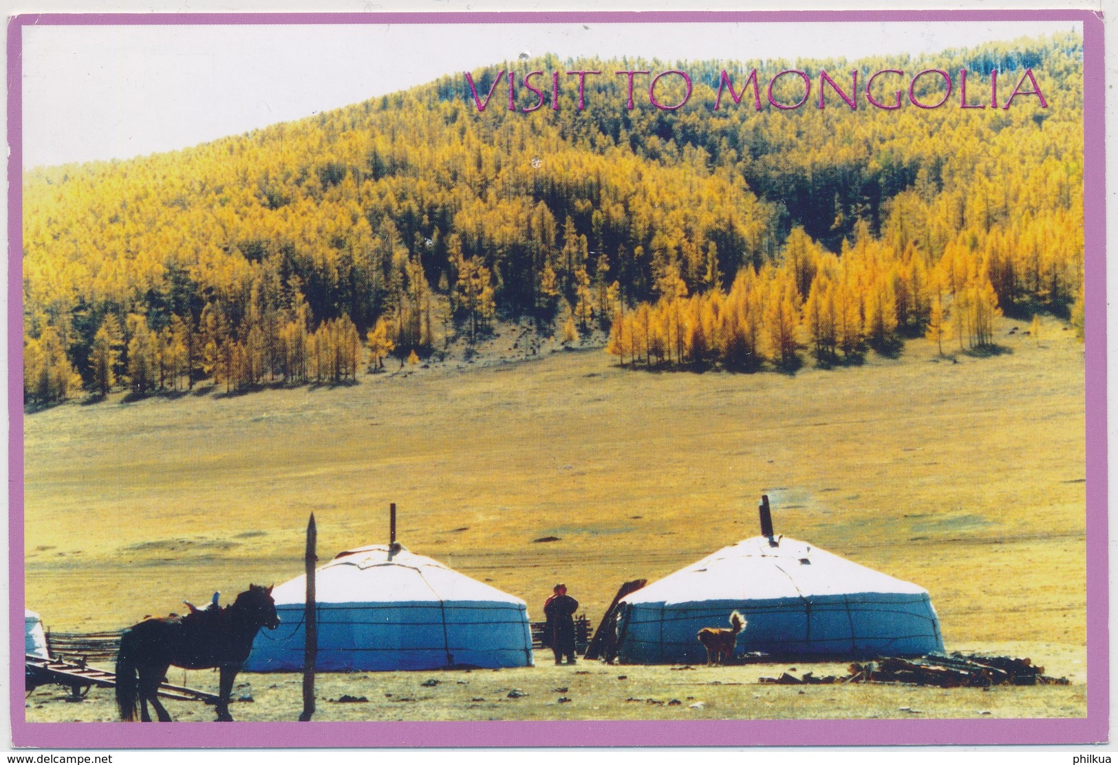 Visit To Mongolia - Yurten - A Golden Autumn - Photo By Ya. Narmandakh 2002 - Mongolie