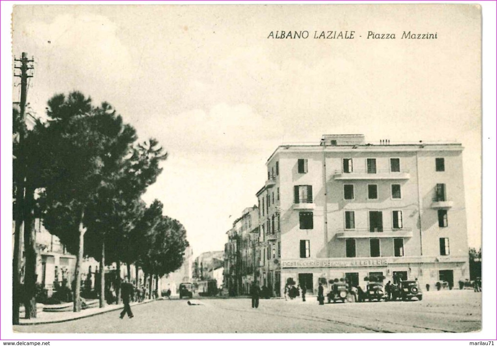 M6854 LAZIO Albano Laziale Roma Viaggiata 1957 - Autres & Non Classés