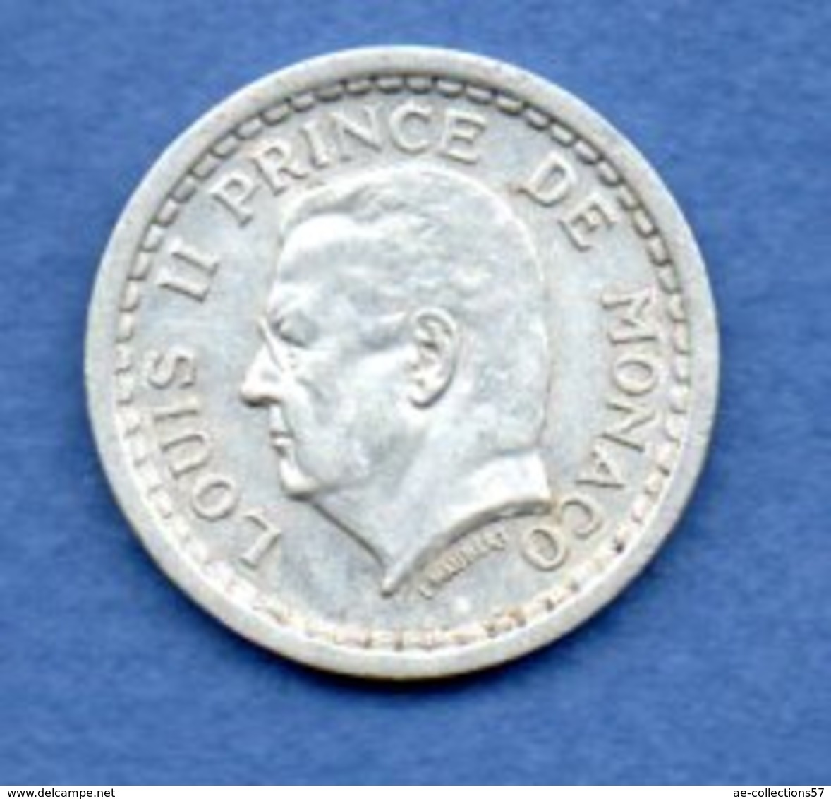 Monaco  -  1 Franc  -  état  TTB - 1922-1949 Louis II