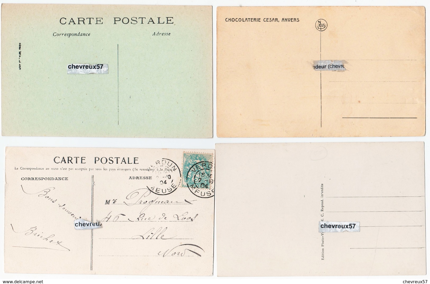 61 - VILLES ET VILLAGES DE FRANCE - 32 cartes anciennes dont 12 cpa Lagny-Thorigny,10 cpa Verdun avant 1914
