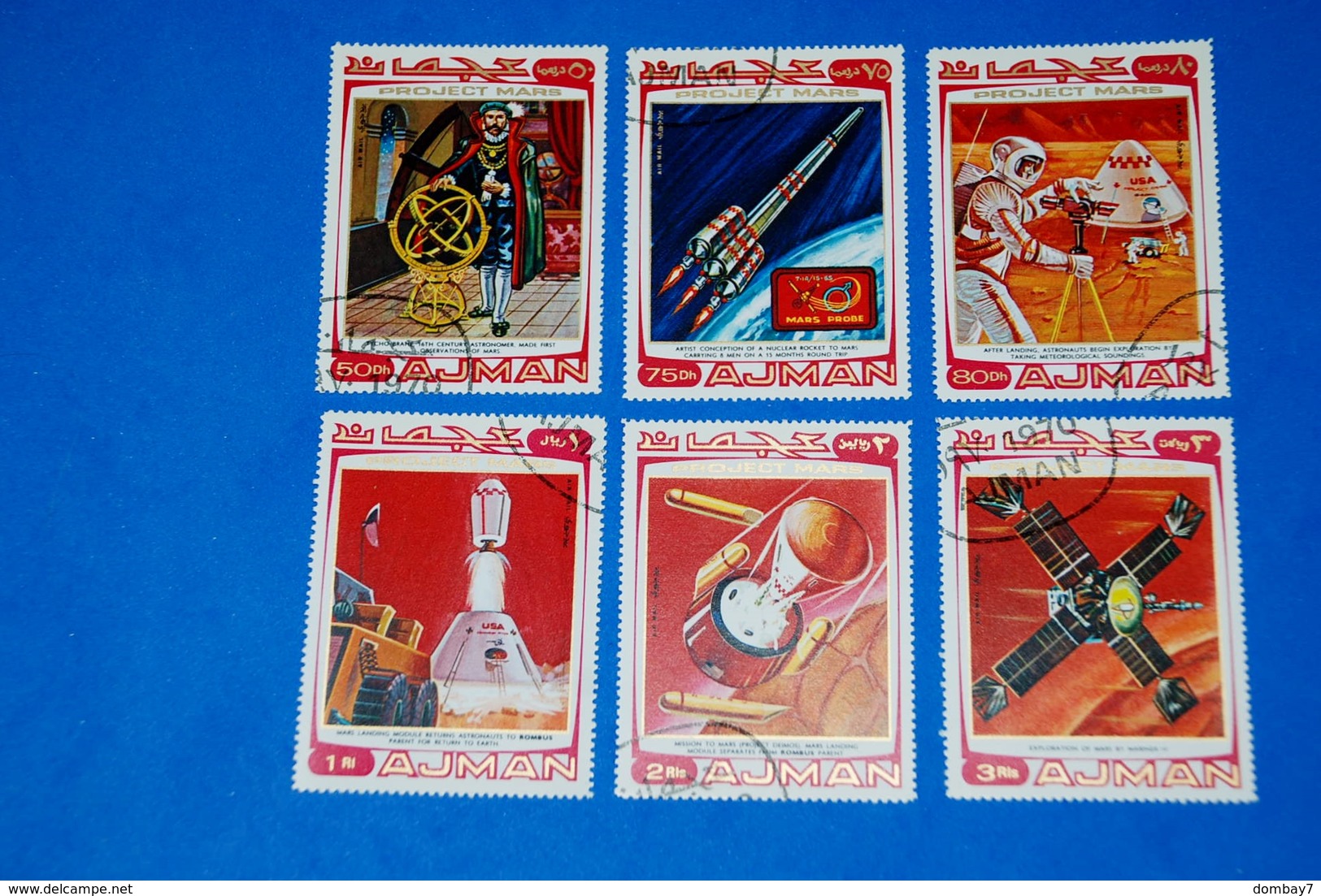 Space - Project - Mars - Rocket - Mariner IV - Spacecraft Complete Set Of 6 - Collections