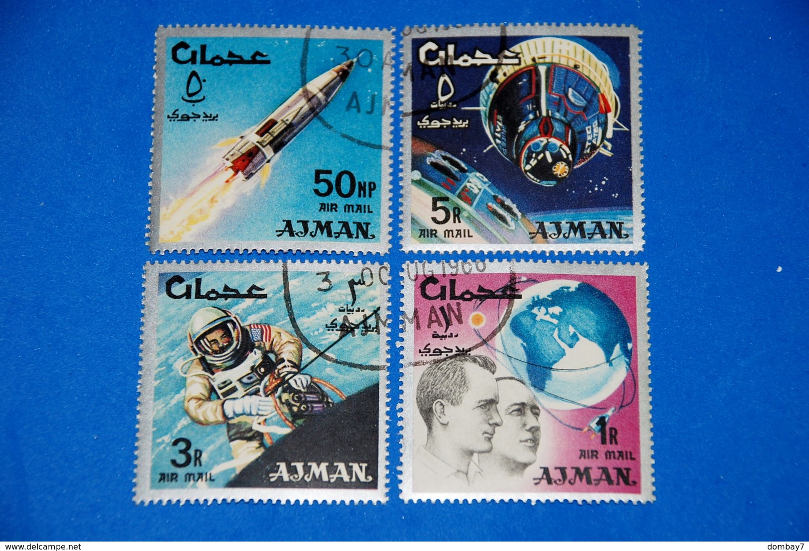 Space 1966 - Atlas Rocket, Gemini - Capsule, Glenn, Grissom Set Of 4 - Collections
