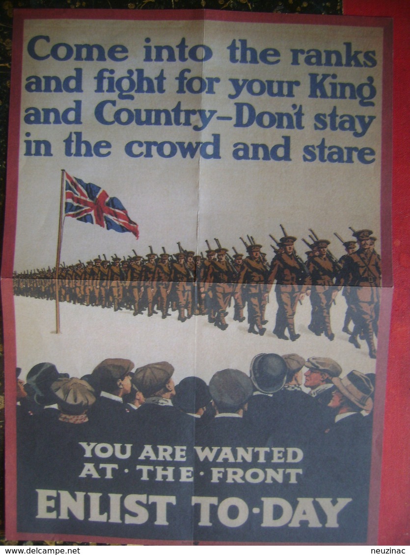 POSTER-United Kingdom-217x306mm-Militaria (K-2) - Other & Unclassified