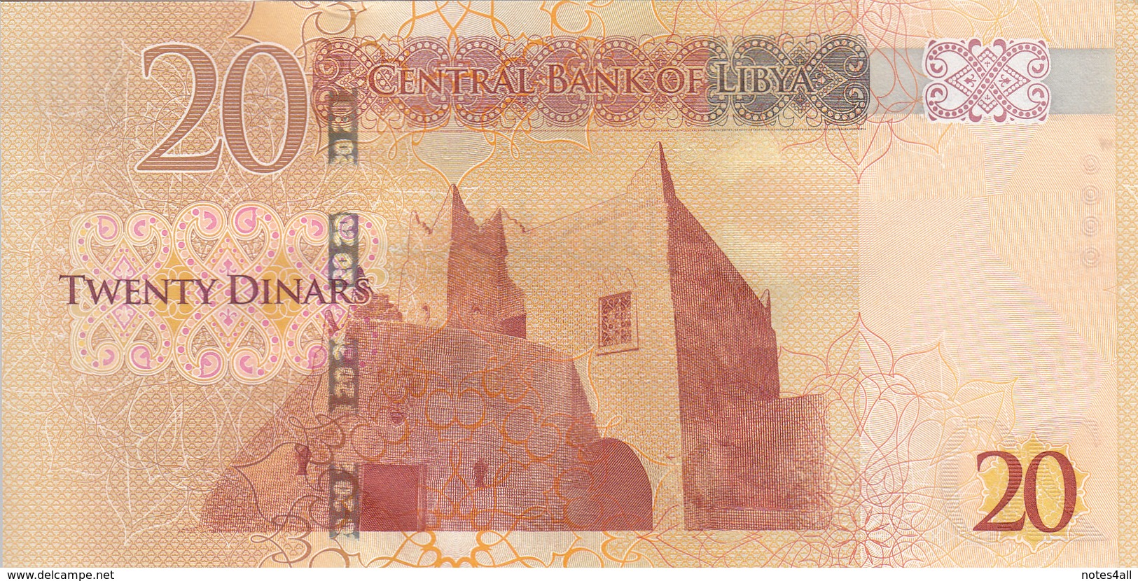 LIBYA 20 DINARS 2015 2016 P-83 AU/UNC */* - Libië