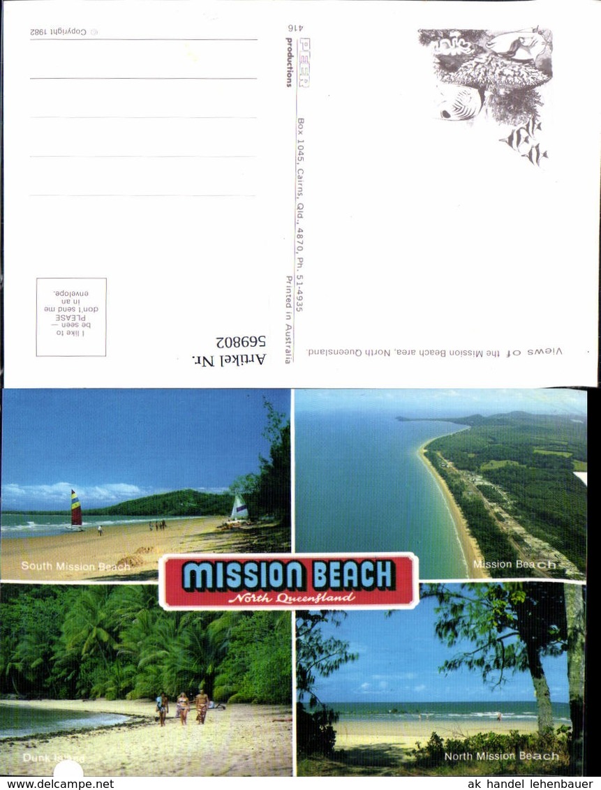 569802,Views Of The Mission Beach Area North Queensland Dunk Island Strandleben Segel - Sonstige & Ohne Zuordnung