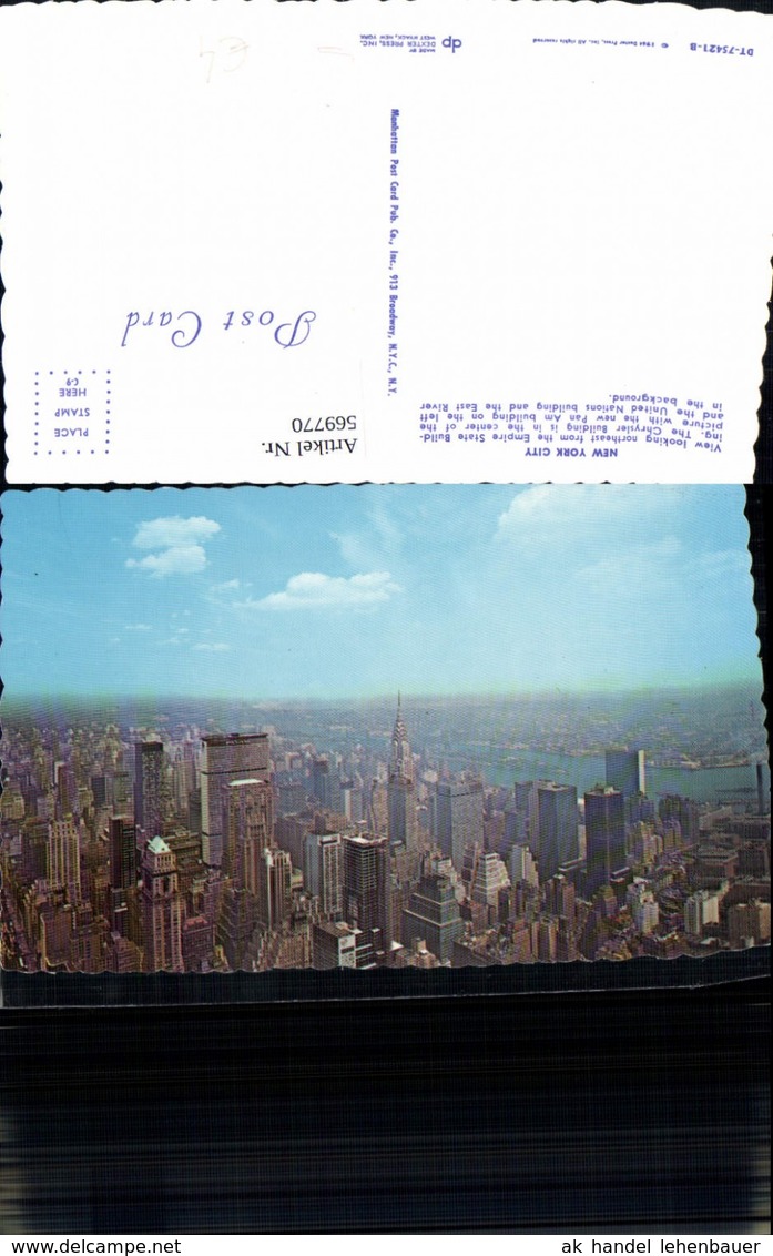 569770,USA New York City Chrysler Building Empire State Building Skyline - Sonstige & Ohne Zuordnung