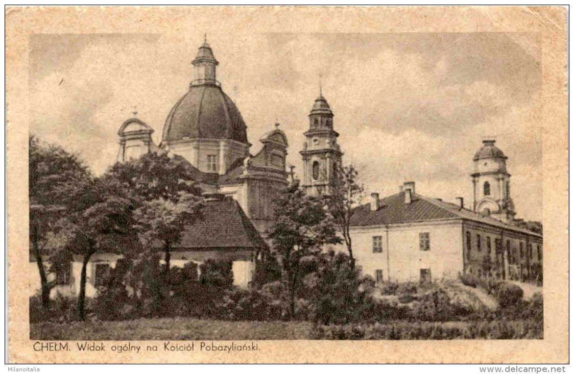 Chelm - Widok Ogolny Na Kosciol Pobazylianski * 14. 11. 1942 - Polen