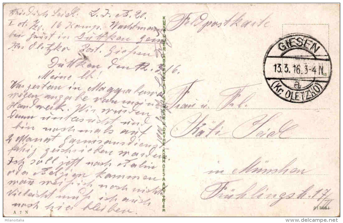 Marggrabowa - Partie Am Landratsamt * Feldpost 13. 3. 1916 - Polen