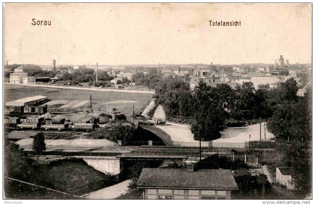 Sorau - Totalansicht * 13. 7. 1918 - Polen