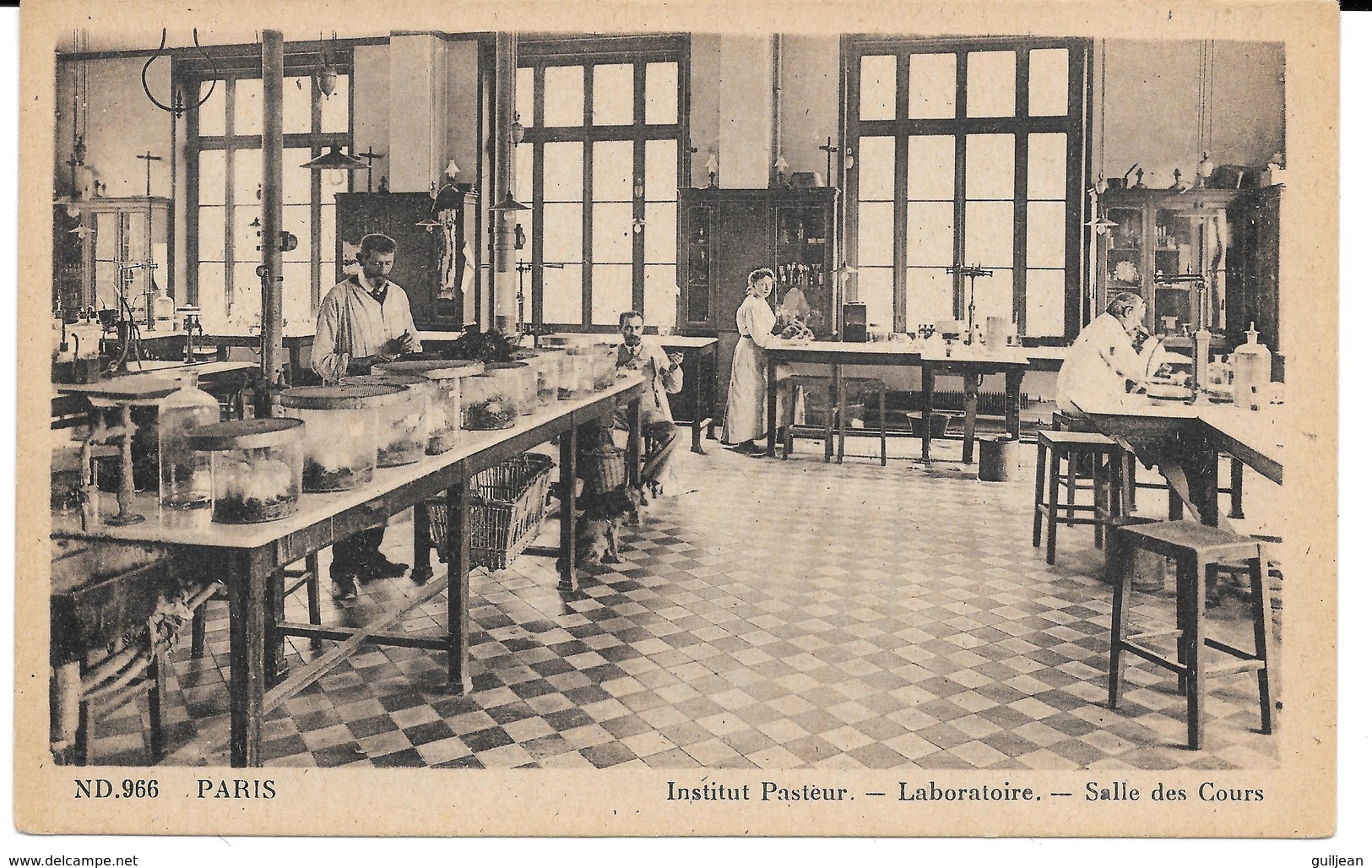 75 PARIS : Santé - Institut Pasteur - Laboratoire - Salle Des Cours - ND 966 - - Salute