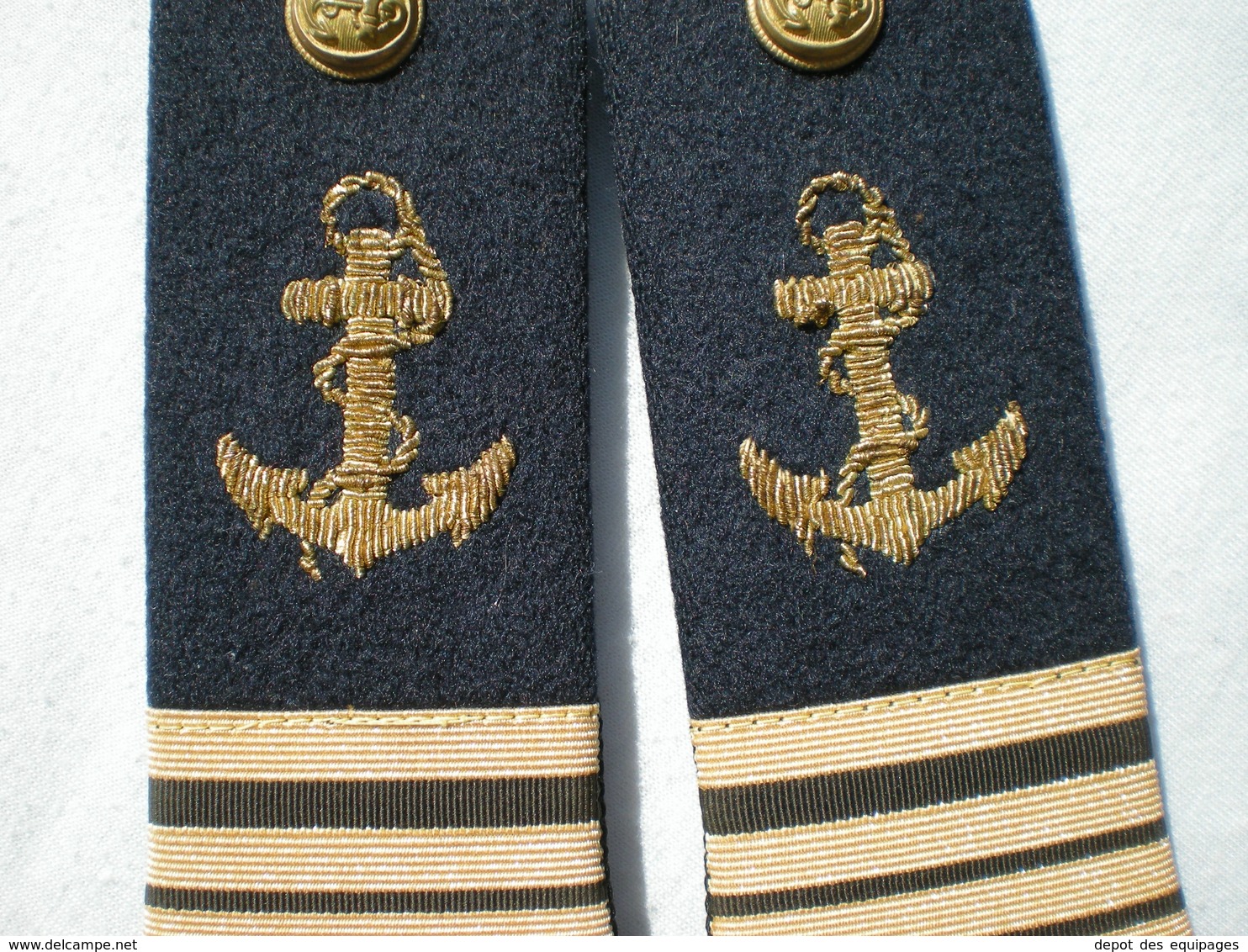 EPAULETTES MARINE Grade CAPITAINE DE CORVETTE - Uniformes