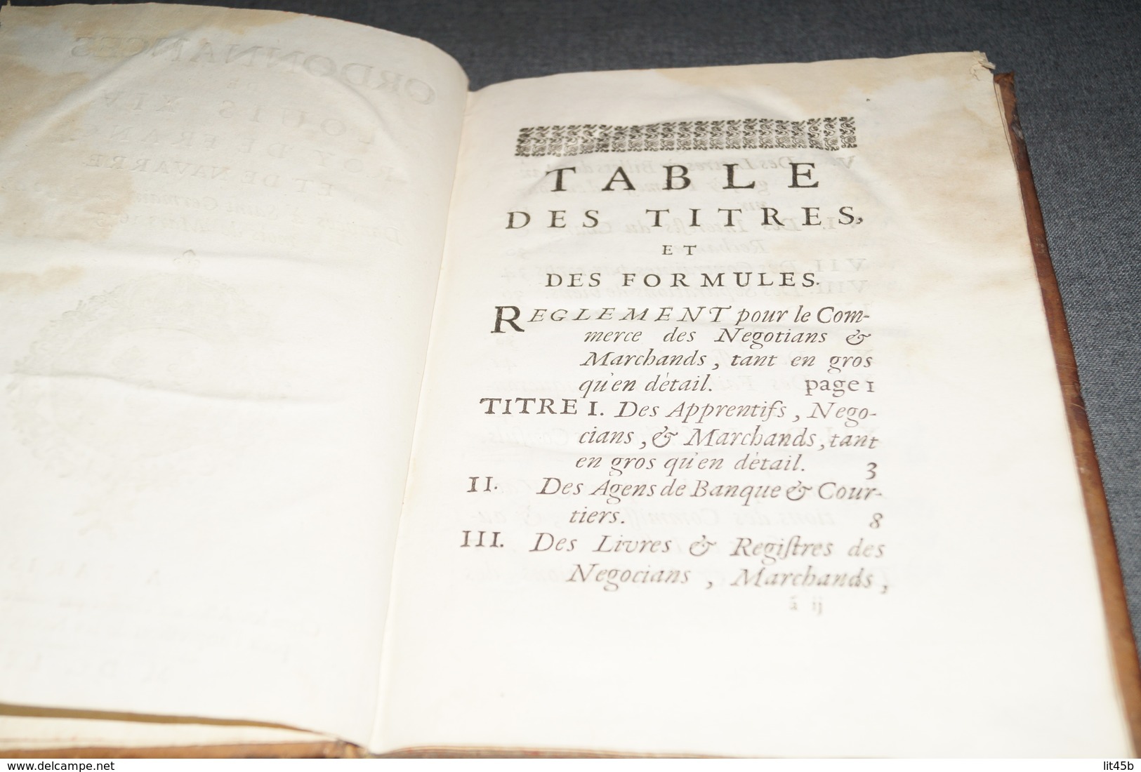 RARE ouvrage de 1673,Ordonnances de Louis XIV avec recueils des Edits du Roy ouvrage complet