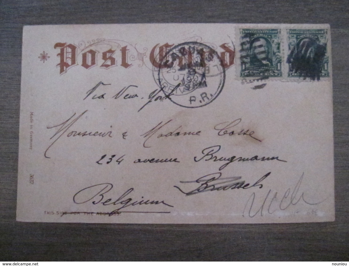 Tarjeta Postal - Postcard - Pickaninnies - Porto Rico - Stamps - Puerto Rico