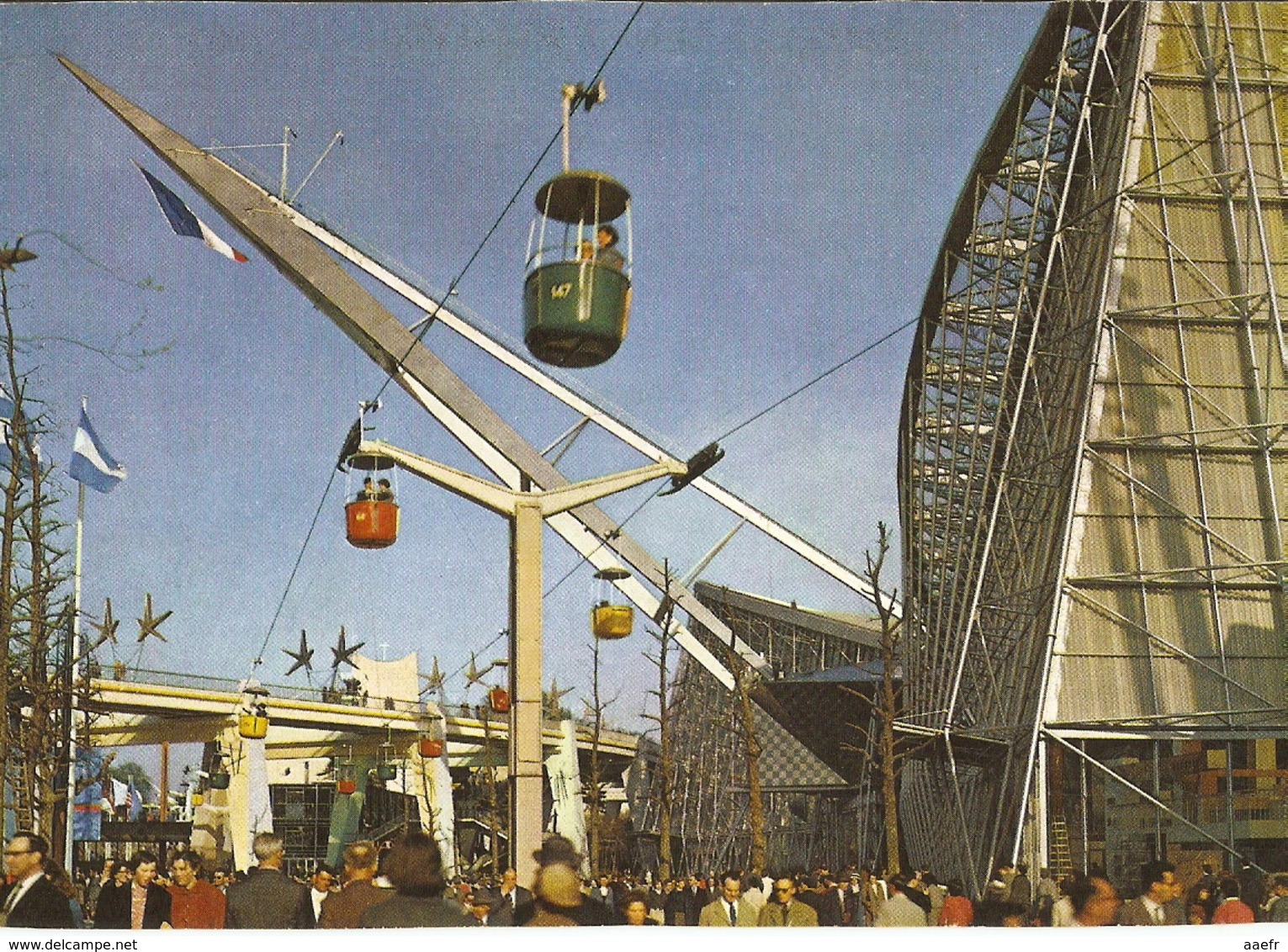 CP Belgique Expo 58, Bruxelles - Pavillon De La France - Expositions