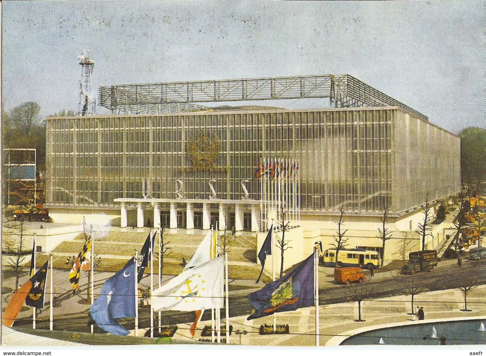 CP Belgique Expo 58, Bruxelles - Pavillon De L'U.R.S.S. - Expositions
