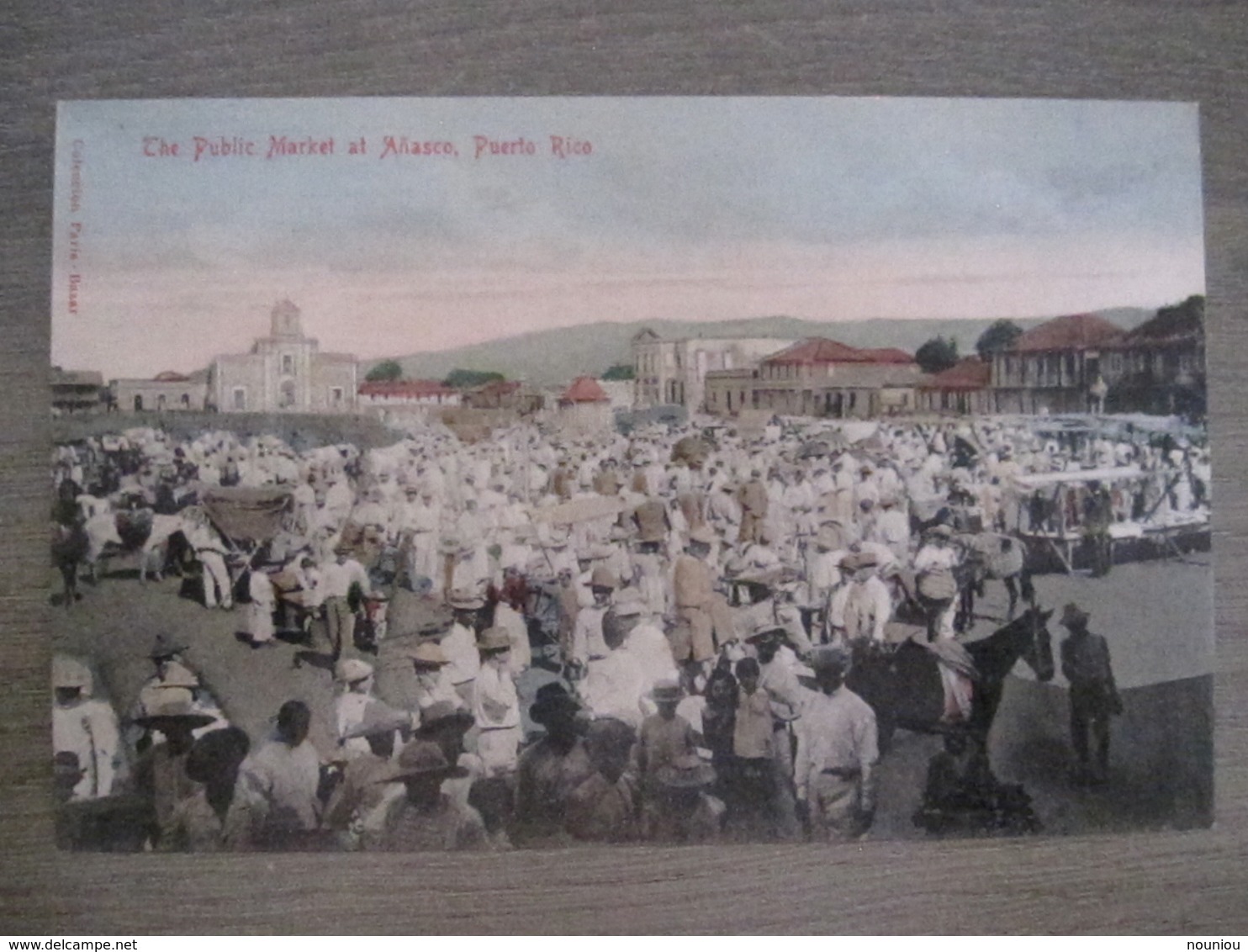 Tarjeta Postal - Postcard - The Public Market At Anasco - Porto Puerto Rico - Antilles - Puerto Rico
