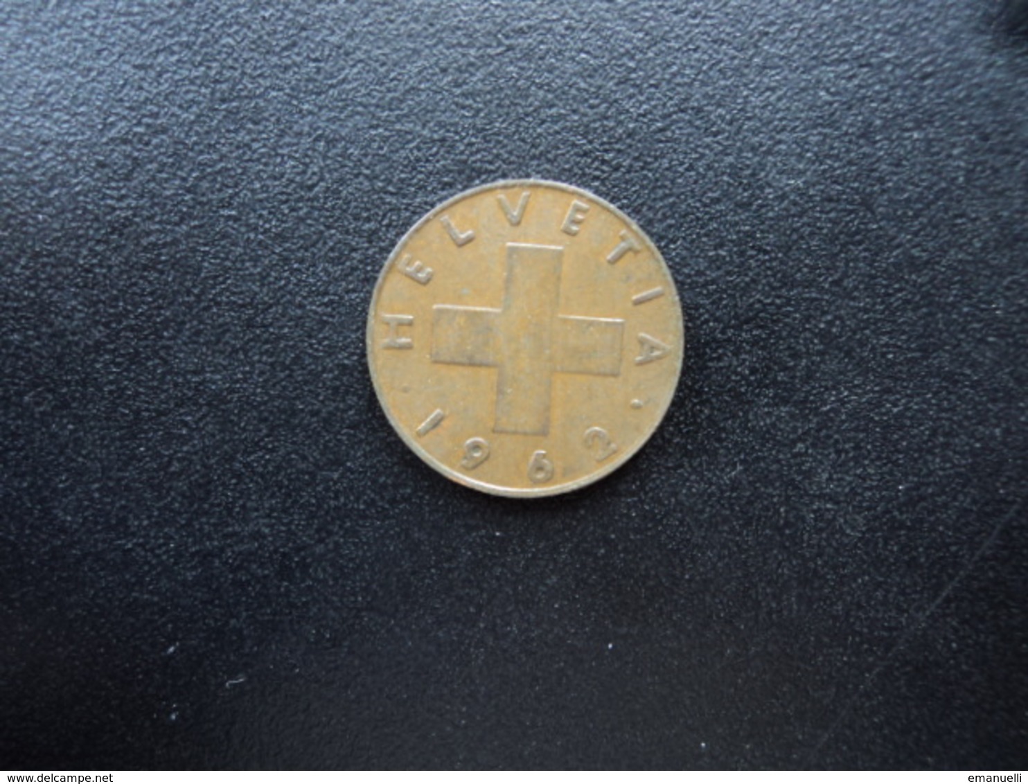 SUISSE : 1 RAPPEN  1962 B   KM 46     SUP Patine - 1 Centime / Rappen