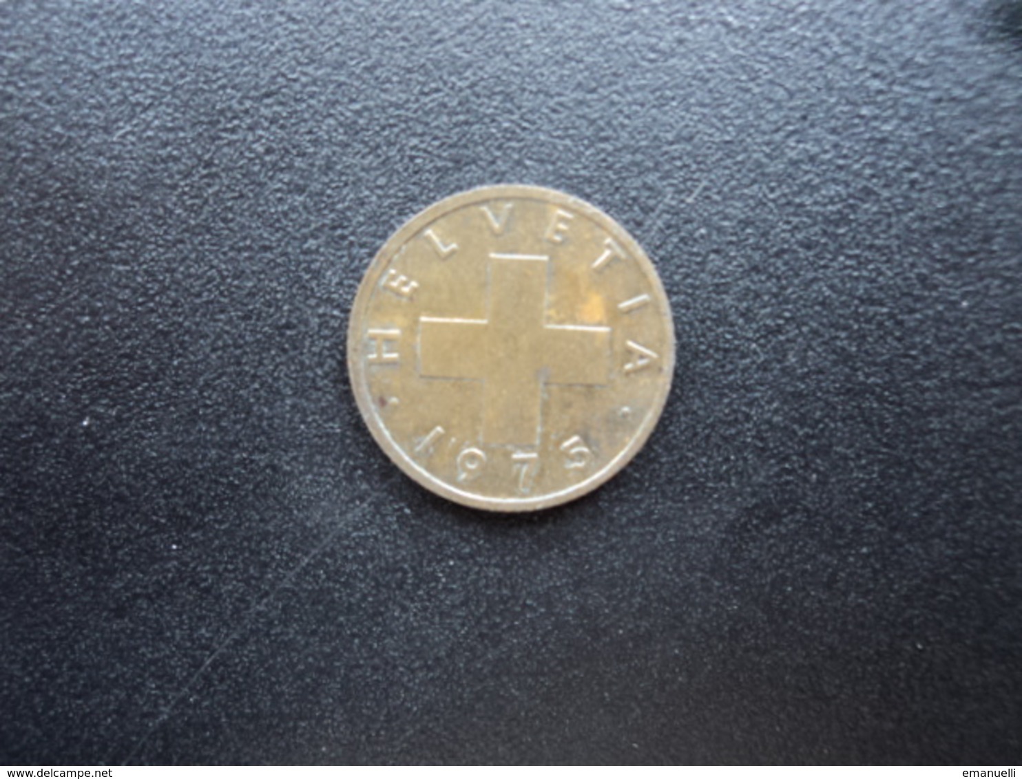 SUISSE : 1 RAPPEN  1975   KM 46     SUP Oxydation - 1 Centime / Rappen