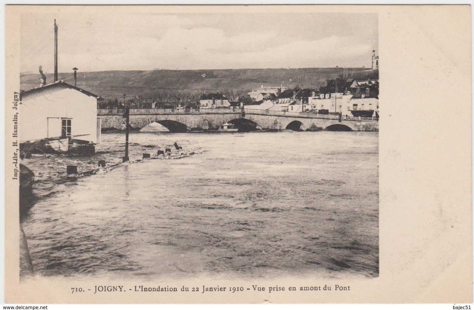 1 Cpa Joigny "Inondation Du 22 Janvier 1910" - Joigny