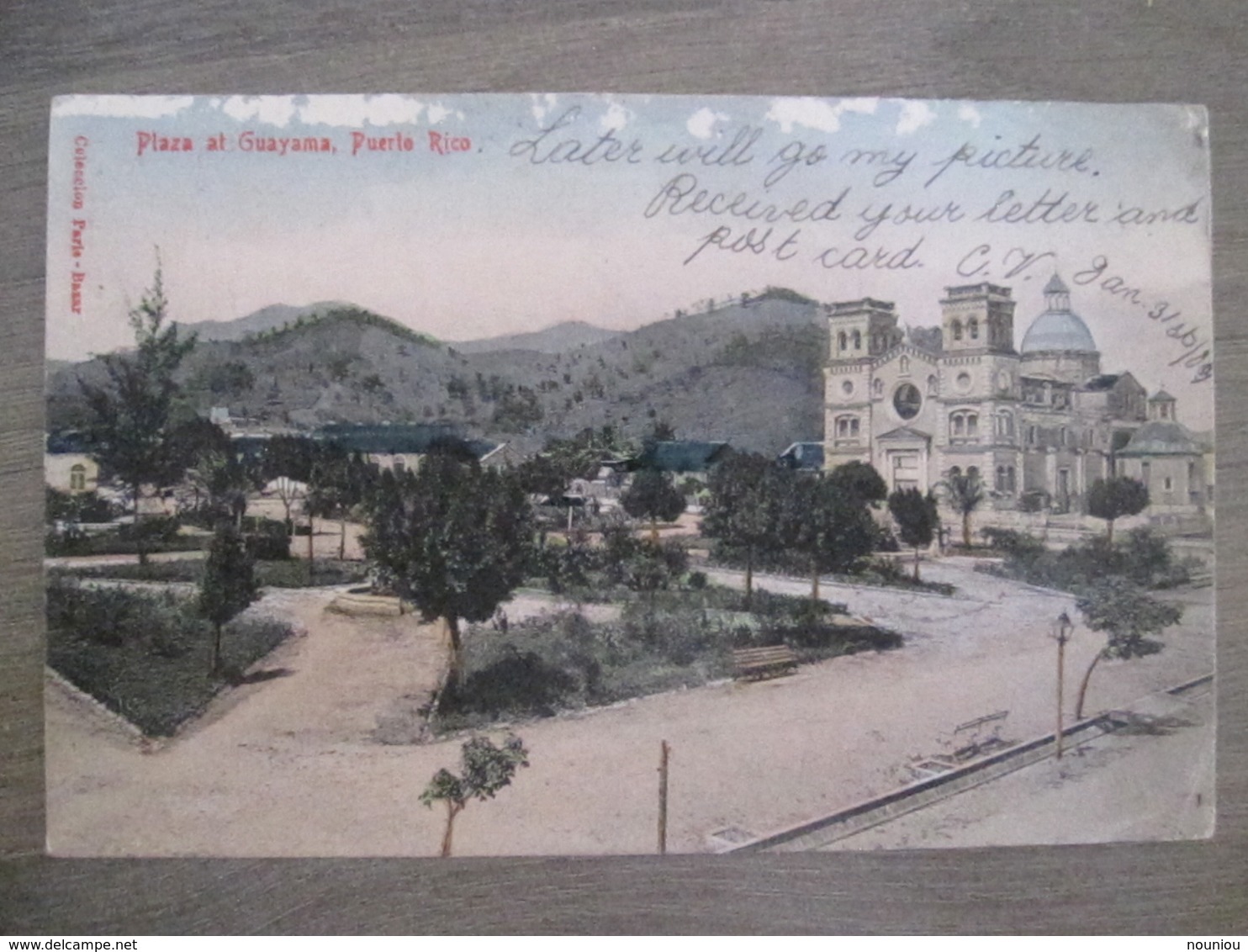 Tarjeta Postal - Postcard - Plaza At Guayama - Porto Puerto Rico - Antilles - Stamp - Puerto Rico