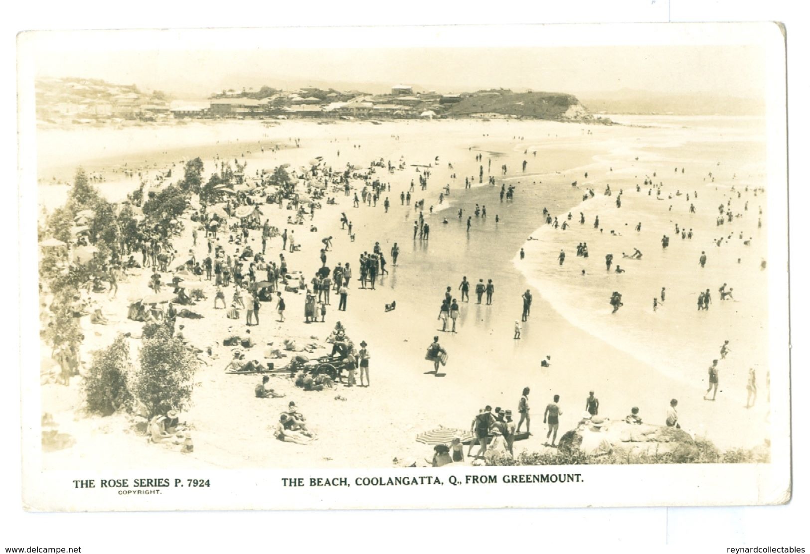 Australia, Coolangatta, The Beach. Real Photo Pc, Unused. - Gold Coast