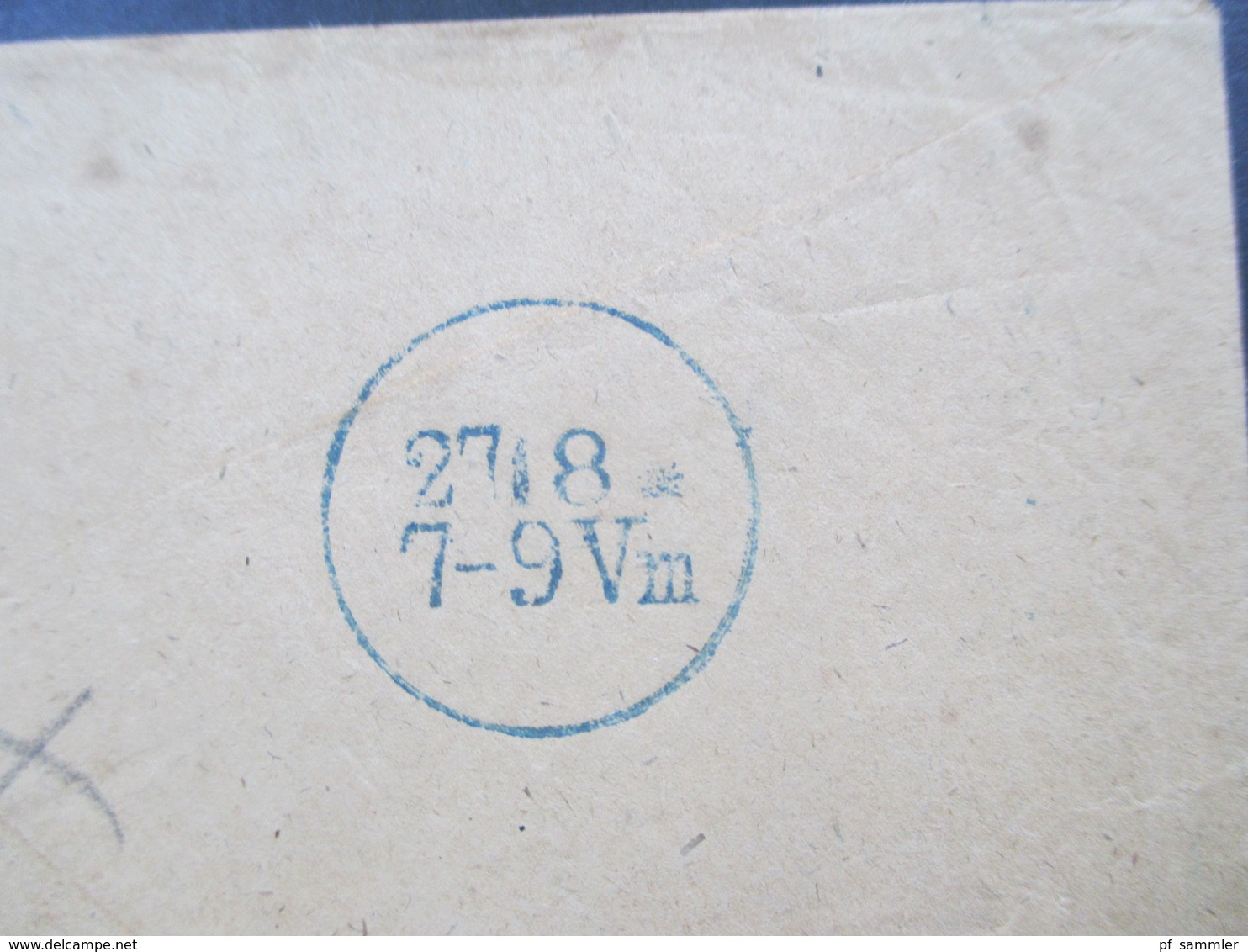 AD / Vorphila Preussen 1863 Westpommern Rahmenstempel R2 Zehden Bartaxe Mit Rot Und Blaustift - Storia Postale