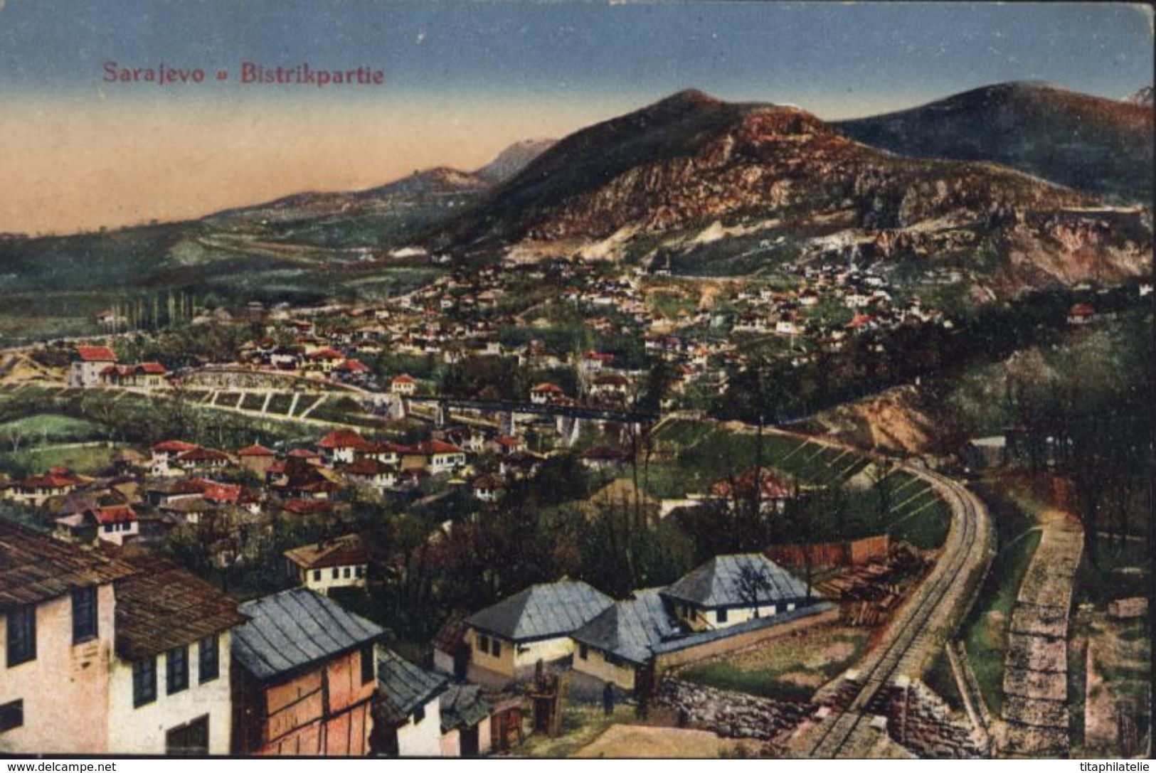 CPA Bosnie Herzégovine Sarajevo Bistrikpartie YT 134 Yougoslavie 1 X 1921 - Bosnie-Herzegovine